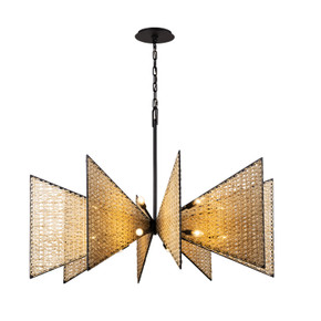 Large Chandeliers Starburst by Varaluz ( 137 | 379C16MBS Machina ) 