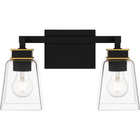 Bathroom Fixtures Two Lights by Quoizel ( 10 | ALY8615MBK Almany ) 