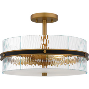 Semi-Flush Mts. Bowl Style by Quoizel ( 10 | REA1716MBK Reagan ) 