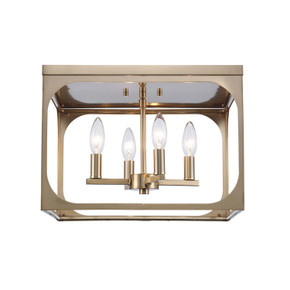 Flush Mounts Cage Style by Trans Globe Imports ( 110 | 11711 AG Ruby Ridge ) 