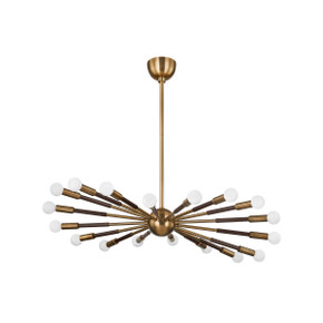 Mid. Chandeliers Starburst by Troy Lighting ( 67 | F3036-PBR/BRZ Obie ) 