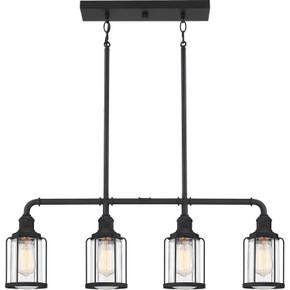 Linear/Island 4 Light + by Quoizel ( 10 | LUD434EK Ludlow ) 