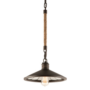 Mini Pendants Metal Shade by Troy Lighting ( 67 | F3144-HBZ Brooklyn ) 