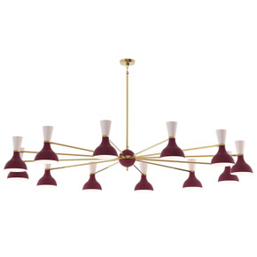 Large Chandeliers Metal Shade by Robert Abbey ( 165 | SM12RW Clare ) 