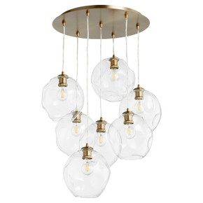 Large Chandeliers Glass Shade by Quorum ( 19 | 67-80 Numen ) 
