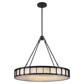 Pendants Bowl Style by Trans Globe Imports ( 110 | 11749 BK Ivory Isle ) 