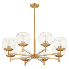 Mid. Chandeliers Glass Up by Quorum ( 19 | 678-8-80 Lyon ) 