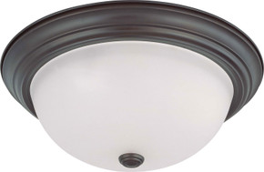 Flush Mounts Bowl Style by Nuvo Lighting ( 72 | 60-3147 Close to Ceiling Mahogany Bronze ) 