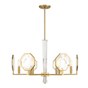 Mid. Chandeliers Glass Up by Savoy House ( 51 | 1-2216-6-322 Leighton ) 