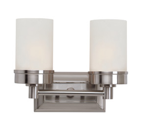 Bathroom Fixtures Two Lights by Trans Globe Imports ( 110 | 70332 BN Fusion ) 
