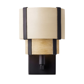 Sconces Drum Shade by Varaluz ( 137 | 389W01MBHN Blonde Moment ) 