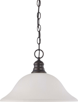 Pendants Glass Down by Nuvo Lighting ( 72 | 60-3173 Pendants Mahogany Bronze ) 