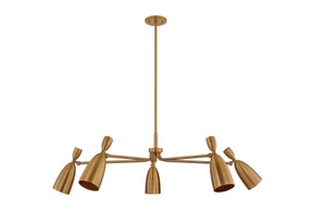 Large Chandeliers Metal Shade by Troy Lighting ( 67 | F4050-PBR Spade ) 