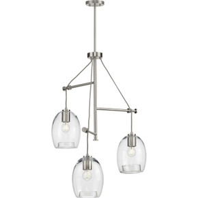 Mid. Chandeliers Glass Down by Progress Lighting ( 54 | P500160-009 Caisson ) 