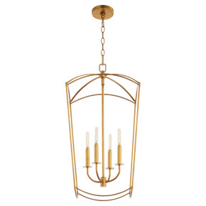 Foyer/Hall Lanterns Open Frame by Quorum ( 19 | 6812-4-74 Mantle ) 
