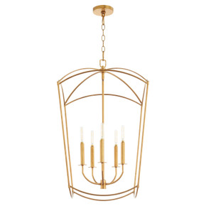 Foyer/Hall Lanterns Open Frame by Quorum ( 19 | 6812-5-74 Mantle ) 