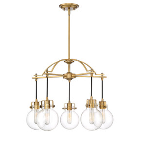 Mid. Chandeliers Glass Down by Quoizel ( 10 | SDL5005WS Sidwell ) 