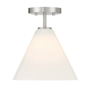 Semi-Flush Mts. Glass Down by Savoy House ( 51 | 7-4011-1-SN Blair ) 