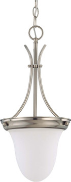 Mini Pendants Glass Down by Nuvo Lighting ( 72 | 60-3259 Pendants Brushed Nickel ) 