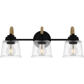 Bathroom Fixtures Three Lights by Quoizel ( 10 | SEB8622MBK Seabreeze ) 