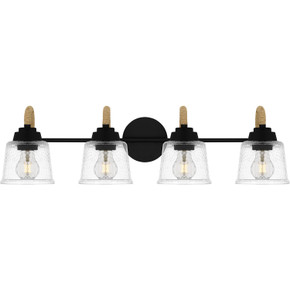 Bathroom Fixtures Four Lights by Quoizel ( 10 | SEB8631MBK Seabreeze ) 