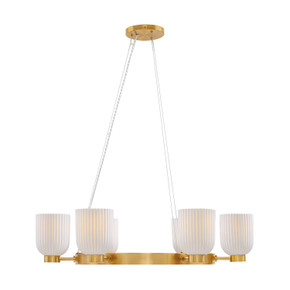 Mid. Chandeliers Glass Up by Savoy House ( 51 | 1-3170-6-322 Isla Blanca ) 