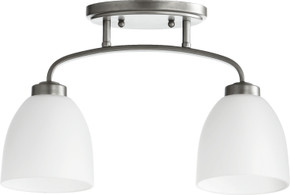 Semi-Flush Mts. Glass Down by Quorum ( 19 | 3260-2-64 Reyes ) 