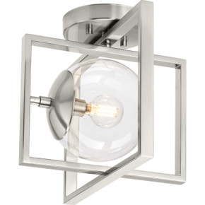 Semi-Flush Mts. Cage by Progress Lighting ( 54 | P350218-009 Atwell ) 