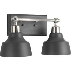 Bathroom Fixtures Two Lights by Progress Lighting ( 54 | P300040-009 Bramlett ) 