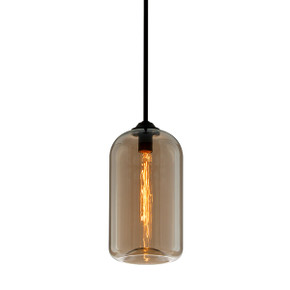 Mini Pendants Glass Down by Troy Lighting ( 67 | F5571-SBK District ) 