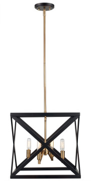Foyer/Hall Lanterns Open Frame by Trans Globe Imports ( 110 | 71055 ROB/AB ) 