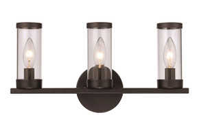 Bathroom Fixtures Three Lights by Trans Globe Imports ( 110 | 71713 BK ) 