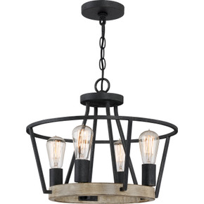 Mini Chandeliers Open Frame by Quoizel ( 10 | BRT2817GK Brockton ) 