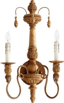 Sconces Double Candle by Quorum ( 19 | 5506-2-94 Salento ) 