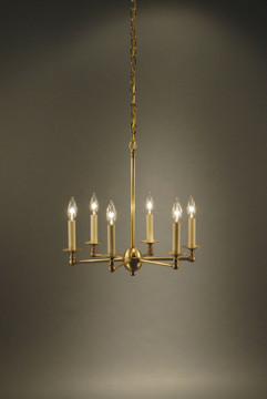 Mini Chandeliers Candle by Northeast Lantern ( 196 | 935-AB-LT6 Chandelier ) 