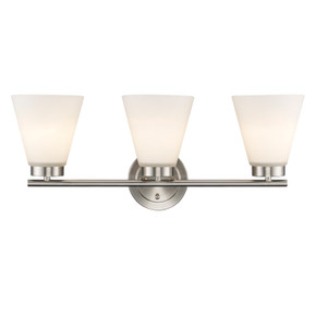 Bathroom Fixtures Three Lights by Trans Globe Imports ( 110 | 71803 BN Fifer ) 