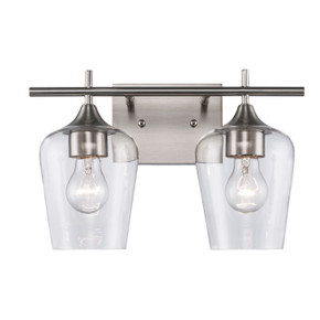 Bathroom Fixtures Two Lights by Trans Globe Imports ( 110 | 71832 BN Kieran ) 