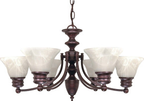 Mid. Chandeliers Glass Up by Nuvo Lighting ( 72 | 60-358 Empire ) 
