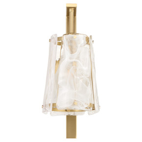 Sconces Single Glass by Quorum ( 19 | 5575-1-80 Prestige ) 