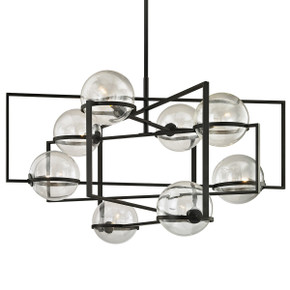 Large Chandeliers Glass Shade by Troy Lighting ( 67 | F6228-TBK Elliot ) 