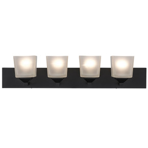 Bathroom Fixtures Four Lights by Trans Globe Imports ( 110 | 2804 BK Edwards ) 