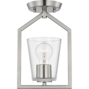 Semi-Flush Mts. Cage by Progress Lighting ( 54 | P350258-009 Vertex ) 