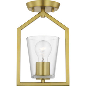 Semi-Flush Mts. Cage by Progress Lighting ( 54 | P350258-191 Vertex ) 