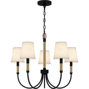 Mid. Chandeliers Candle by Quoizel ( 10 | BYL5025MBK Bayside ) 