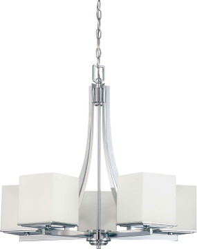Mid. Chandeliers Glass Up by Nuvo Lighting ( 72 | 60-4086 Bento ) 