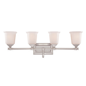 Bathroom Fixtures Four Lights by Quoizel ( 10 | NL8604BN Nicholas ) 