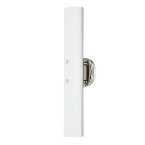 Sconces Single Glass by Troy Lighting ( 67 | B3219-PN Titus ) 
