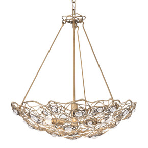Mid. Chandeliers Metal Shade by Varaluz ( 137 | 500P06HGOB Ethereal Rose ) 
