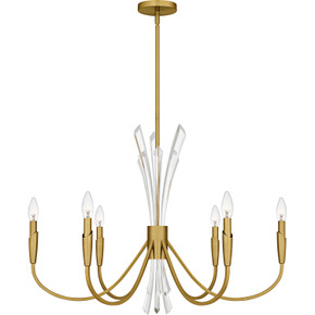 Mid. Chandeliers Candle by Quoizel ( 10 | CCY5032BRG Cecily ) 
