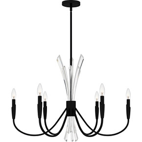 Mid. Chandeliers Candle by Quoizel ( 10 | CCY5032MBK Cecily ) 